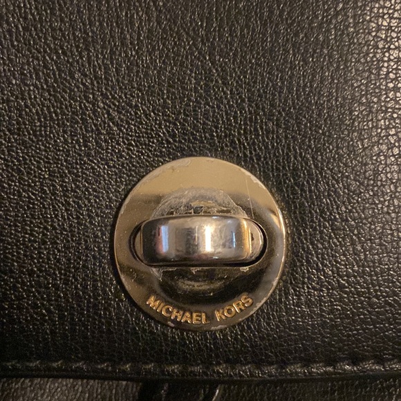 Michael Kors Black Backpack Leather Purse - Picture 4 of 4